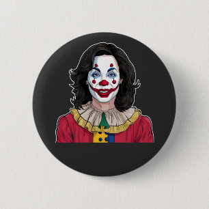 Kamala Harris Spooky Halloween Clownwahl 2024 Button