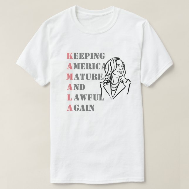 Kamala Harris T - Shirt (Design vorne)
