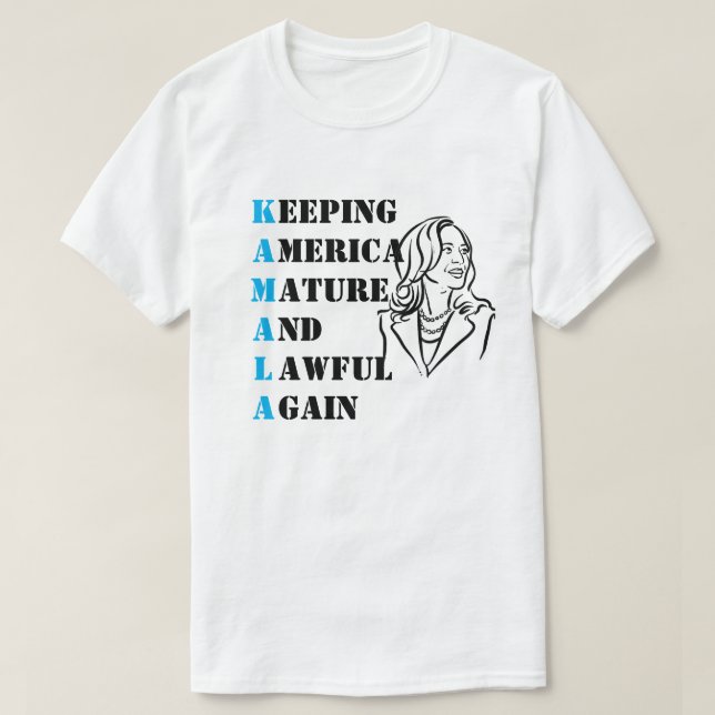 Kamala Harris T - Shirt (Design vorne)