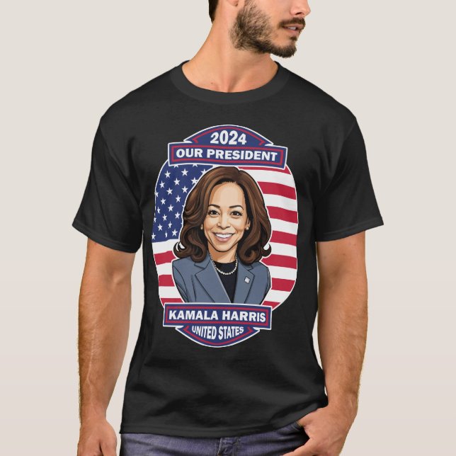 Kamala Harris T Shirt, Kamala Shirt (Vorderseite)