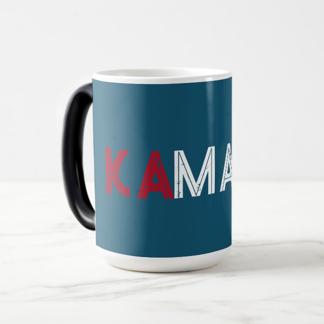 KAMALA HARRIS Tasse der Kampagne 2024 (Vorderseite Links)