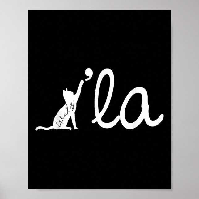 Kamala Harris Tim W 2024 Cat Kamala Harris Waltz 2 Poster (Vorne)