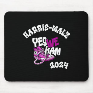 Kamala Harris Tim W 2024 yes We Kam Lila White T Mousepad