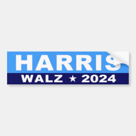 Kamala Harris Tim Walz 2024 Autoaufkleber