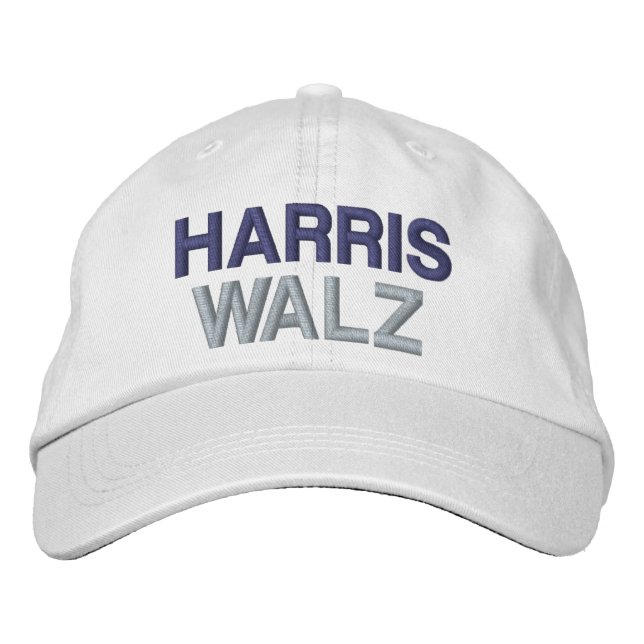 Kamala Harris Tim Walz 2024 Bestickte Baseballkappe (Vorderseite)