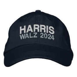 Kamala Harris Tim Walz 2024 HAT Bestickte Baseballkappe