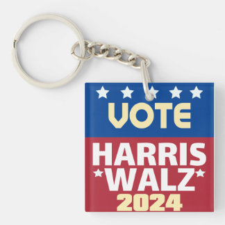 Kamala Harris Tim Walz 2024 Schlüsselanhänger