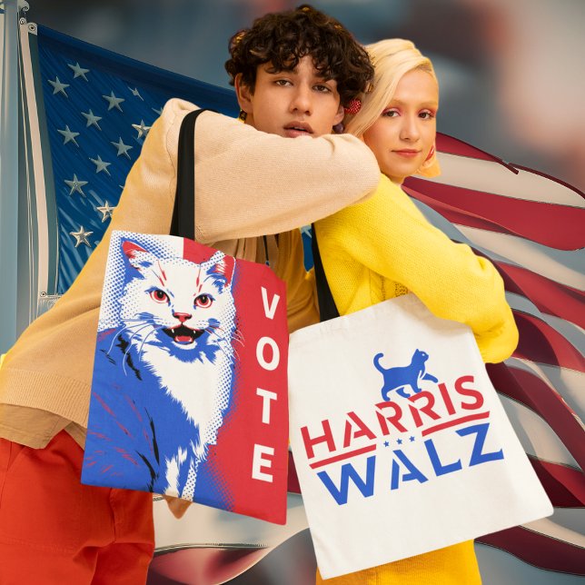 Kamala Harris Tim Walz Kinderlose Katze Frauen wäh (Von Creator hochgeladen)