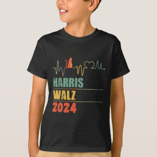 Kamala Harris Tim Walz Waltz Harris Walz 202 T-Shirt