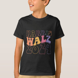 Kamala Harris Tim Walz Waltz Harris Walz 202 T-Shirt