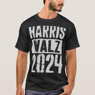 Kamala Harris Tim Walz Waltz Harris Walz 202 T-Shirt