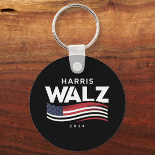 Kamala Harris Tim Walz Waltz Wahl 2024 Schlüsselanhänger