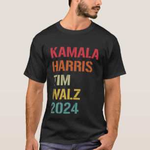 Kamala Harris Tim Walz Walzer 2024 Wahl Democra T-Shirt