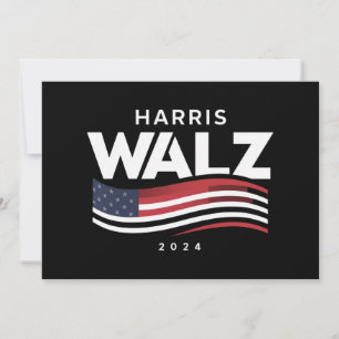 Kamala Harris Tim Walz Walzer 2024 Wahl Einladung