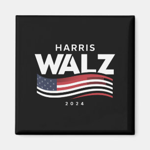 Kamala Harris Tim Walz Walzer 2024 Wahl Magnet
