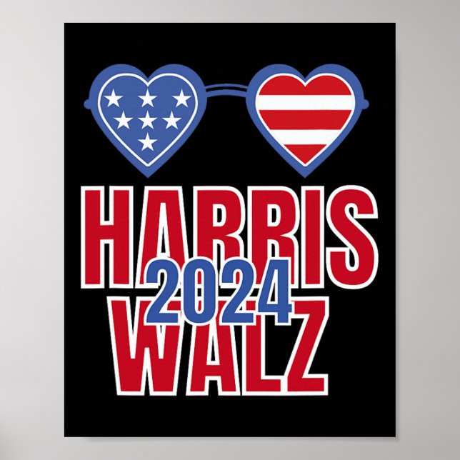Kamala Harris Tim Wheimer Waltz Poster (Vorne)