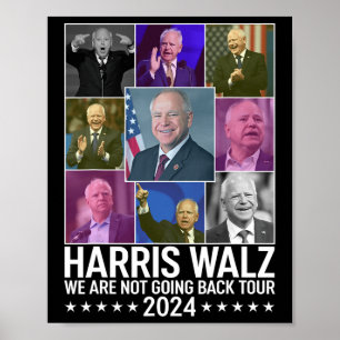 Kamala Harris Tim Wheimer Wir kommen nicht zurück Poster
