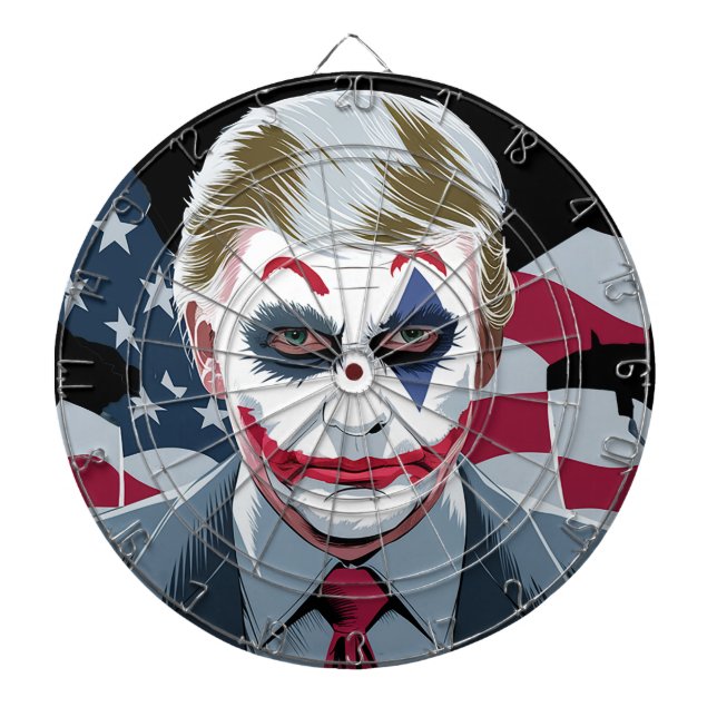 KAMALA HARRIS: "TRUMP IST SO UNERNST DARTSCHEIBE (vorne)