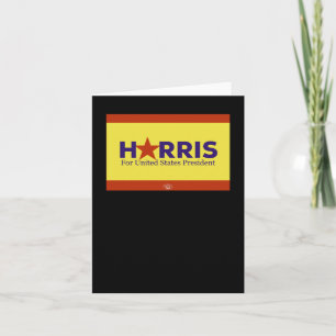 Kamala Harris und Tim W für Präsident 2024 Throwba Karte