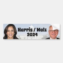 Kamala Harris und Tim Walz 2024 Autoaufkleber