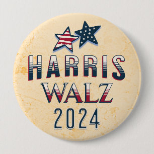 Kamala Harris und Tim Walz 2024 Button