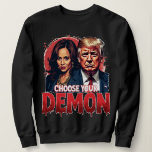 Kamala Harris und Trump kämpfen für das Land Sweatshirt