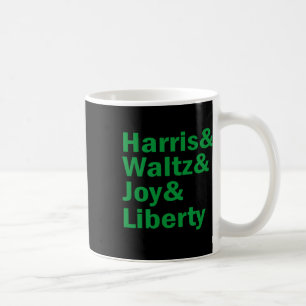 Kamala Harris und Waltz Joy Liberty Funny Kaffeetasse