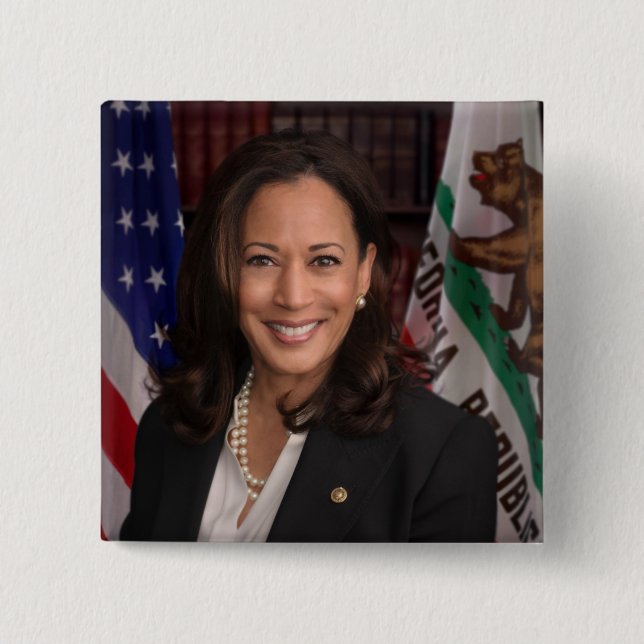 Kamala Harris US-Vizepräsident, Biden 2024 Button (Vorderseite)