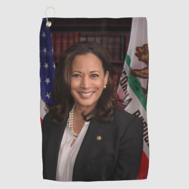 Kamala Harris US-Vizepräsident, Biden 2024 Golfhandtuch (Vorderseite)
