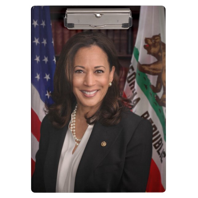 Kamala Harris US-Vizepräsident, Biden 2024 Klemmbrett (Vorderseite)