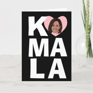 Kamala Harris Valentine Vizepräsident Karte