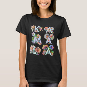 Kamala Harris Vintag Floral Weibchen T-Shirt