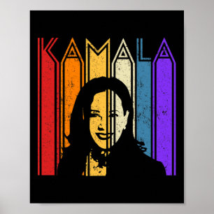 Kamala Harris Vintag gestörtes Portrait Harris 2 Poster