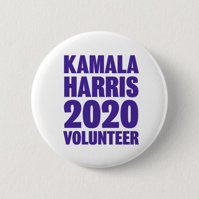 Kamala Harris Volunteer 2 Zoll Round Button (Vorderseite)