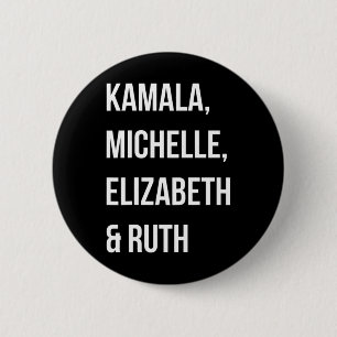 Kamala Harris Wahl 2024 Anti-Trump Button