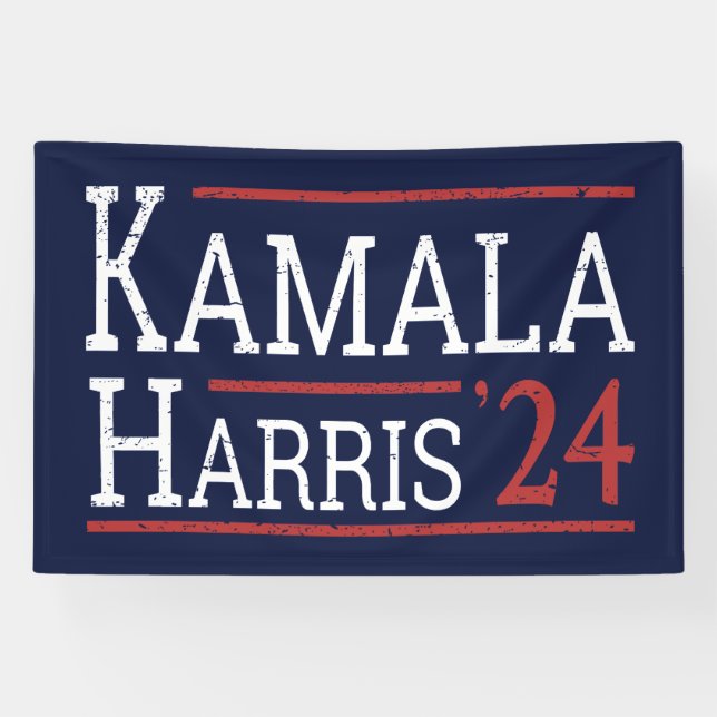 Kamala Harris Wahl 2024 I Banner (Horizontal)