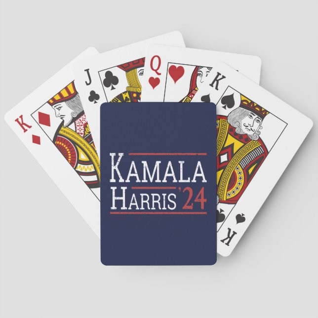 Kamala Harris Wahl 2024 I Spielkarten (Rückseite)