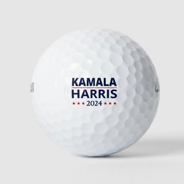 Kamala Harris Wahl 2024 III Golfball (Vorderseite)