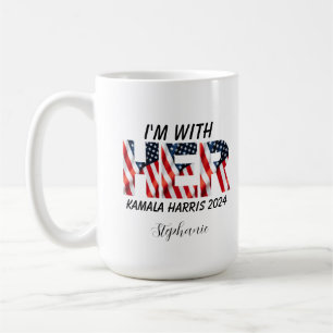 Kamala Harris Wahl 2024 Kaffeetasse