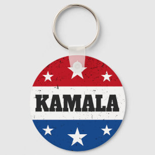 Kamala Harris Wahl 2024 V Schlüsselanhänger