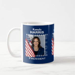 Kamala Harris Wahlkampfvorlage Kaffeetasse