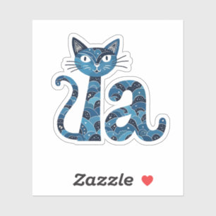 Kamala Harris Wahlkatzenfrau Aufkleber