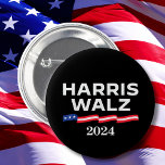Kamala Harris Walz 2024 Button<br><div class="desc">Kamala Harris Walz 2024</div>