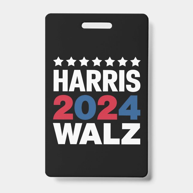 Kamala Harris Walz, Vizepräsident Ausweis (Vorderseite)