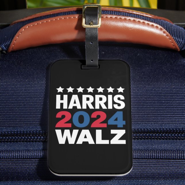 Kamala Harris Walz, Vizepräsident Gepäckanhänger (Vorderseite Insitu 2)
