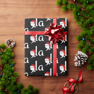 Kamala Harris Weihnachten 2024 Comma la Black Geschenkpapier