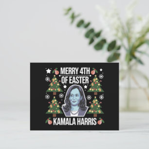 Kamala Harris Weihnachten Santa Frohe 4. Ostern