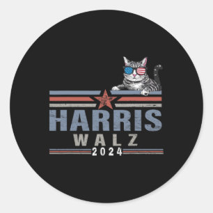 Kamala Harris Wheimer 2024 Harris Waltz 2024 Funny Runder Aufkleber