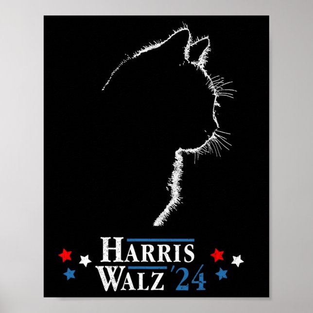 Kamala Harris Wheimer 2024 Harris Waltz Poster (Vorne)