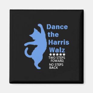 Kamala Harris Wheimer 2024 Waltz Dance 2 Schritte Magnet